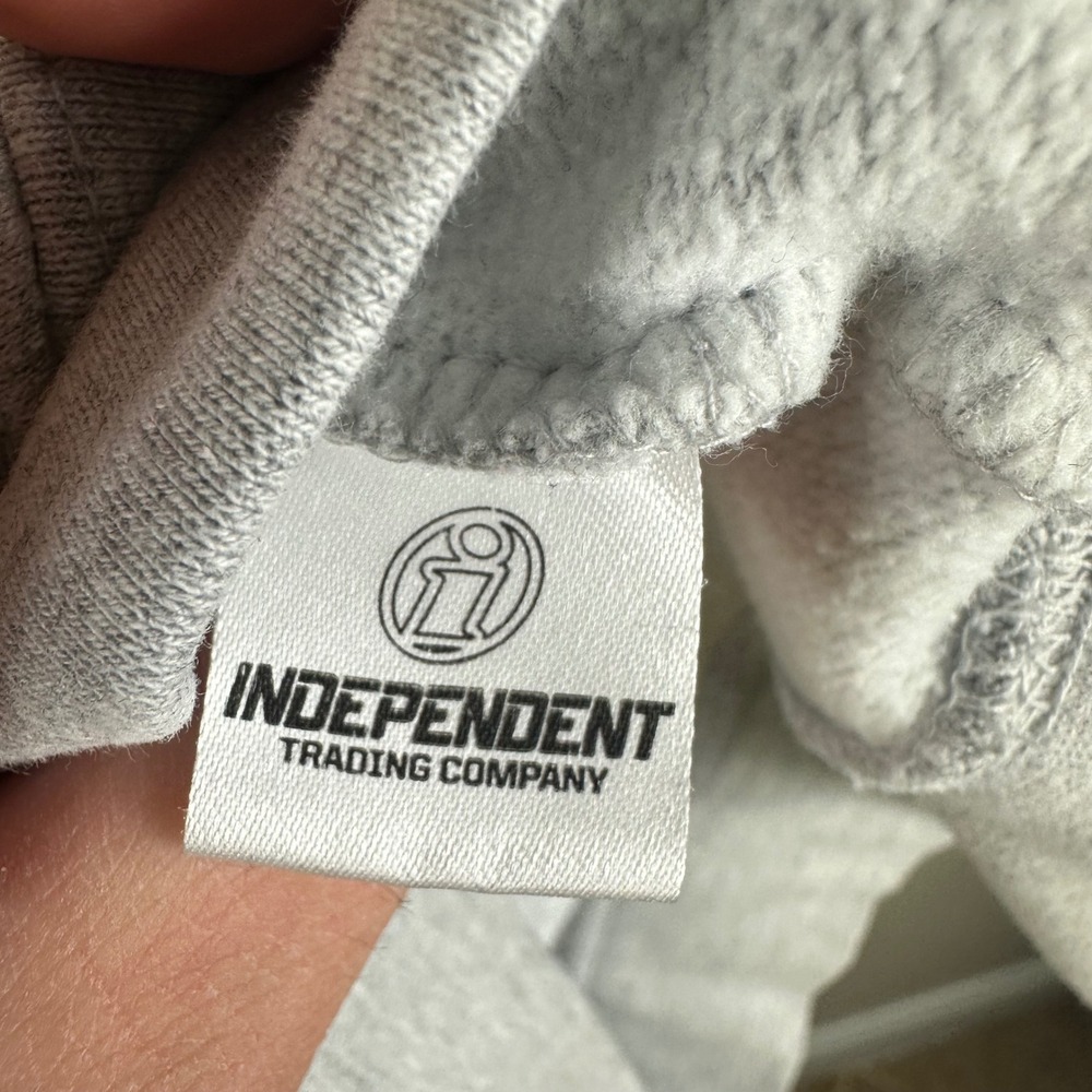 Independent Trading‎ Co Indiana Hoodie Womens L Gray IU Pullover Sweatshirt - Picture 2 of 6